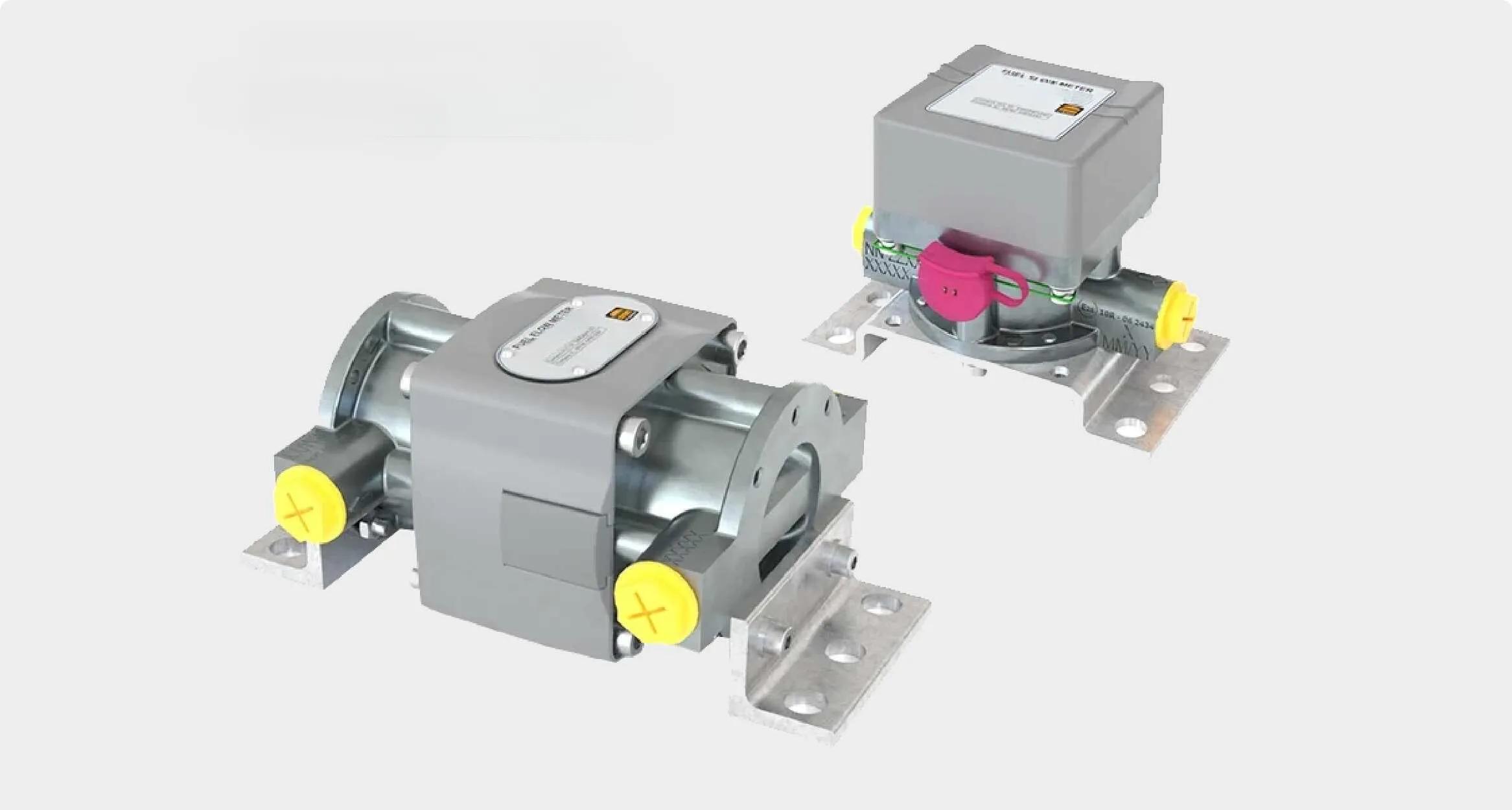Wireless fuel and oil flow meter
